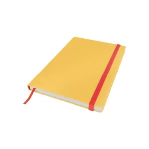Cosy Notebook Soft Touch Ruled with Hardcover Warm Yellow