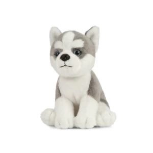 Living Nature Soft Toy - Plush Husky Puppy (16cm)