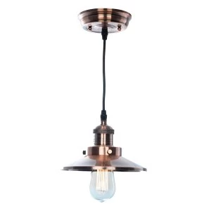 The Lighting and Interiors Group Holburn Lantern Ceiling Light - Copper