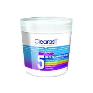 Clearasil Ultra 5 In 1 Cleansing Pads x65
