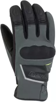 Bering Gourmy Motorcycle Gloves, black-grey, Size 3XL, black-grey, Size 3XL