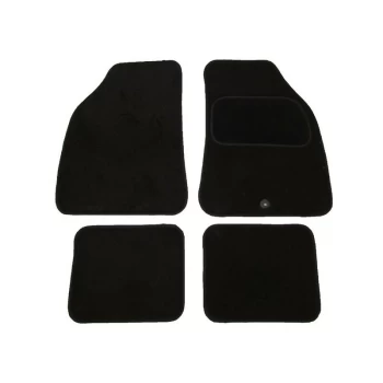 Premier Universal Mat Set - With Drivers Heel Pad - Black - 4 Piece - UM8 - Polco