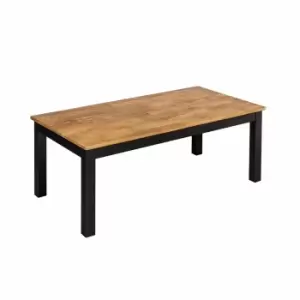 LPD Copenhagen Coffee Table Black Frame-oiled Wood
