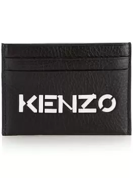 Kenzo Mens Logo Credit Card Holder - Black