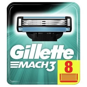 Gillette MACH3 Mens Razor Blades 8 Count