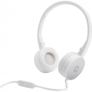 HP H2800 2AP95AAABB Headset in White Silver