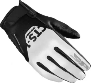 Spidi CTS-1 Ladies Motorcycle Gloves, black-white, Size M for Women, black-white, Size M for Women