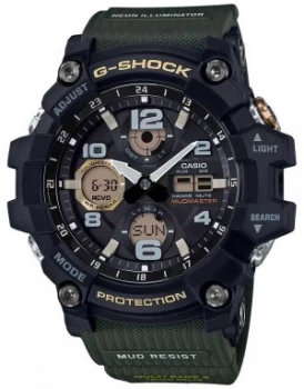 Casio G-Shock Mudmaster Waveceptor Green Strap GWG-100-1A3ER Watch