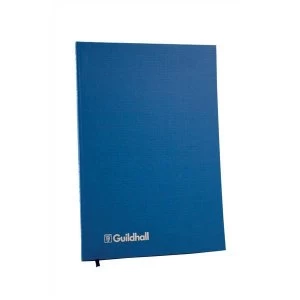 Guildhall A4 95gm2 2 Column Account Book Blue