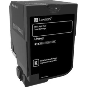 Lexmark 74C0H10 Black Laser Toner Ink Cartridge