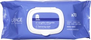 Uriage Bebe 1st Cleansing Wipes 70 Wipes