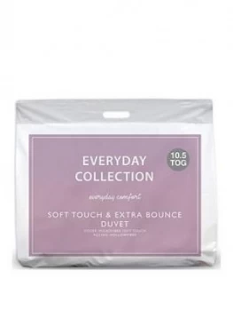 Everyday Collection Soft Touch and Extra Bounce 10.5 Tog Duvet