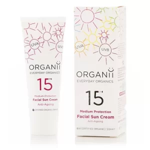 Organii SPF15 Anti Ageing Facial Sun Cream