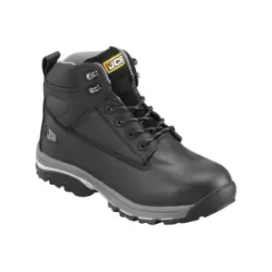 Fast Track Leather Safety Boots S3 - Black - uk 12 - FTRACKB/12 - JCB