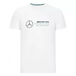 2021 Mercedes Large Logo Tee (White)
