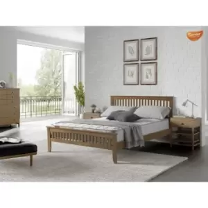 Sareer Sandhurst Oak 4ft6 Double Wooden Bed