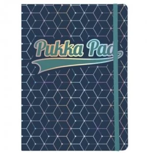Pukka Pad Glee Journal Pad A5 Dark Blue Pack of 3 8685-GLE