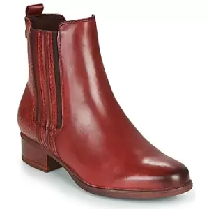 Tamaris MARLY womens Low Ankle Boots in Bordeaux