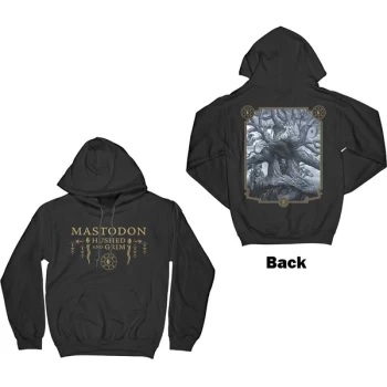 Mastodon - Hushed & Grim Cover Unisex X-Large Hoodie - Black