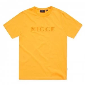 Nicce Mercury T Shirt Mens - Flame Orange