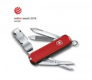Nail Clip 580 pocket knife (red, 65 mm)