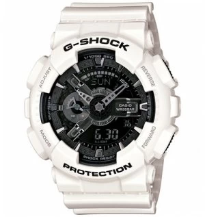 Casio G SHOCK Standard Analog Digital Watch GA 110GW 7A White