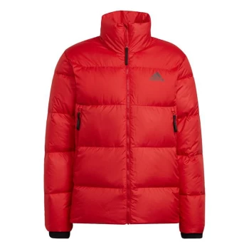 adidas D11 Big Baffle Down Hooded Jacket Mens - Red