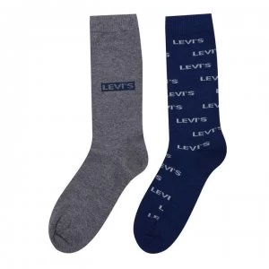 Levis 2 Pack of Socks - Blue