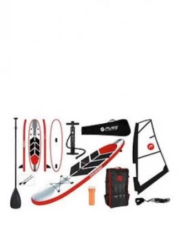 Pure4Fun Wind Sup - Inflatable Stand Up Paddle Board - Complete Set