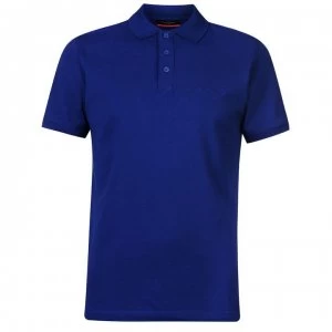 Pierre Cardin Plain Polo Shirt Mens - Royal Blue