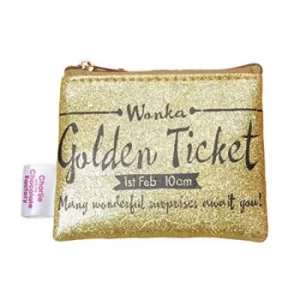 Charlie & The Chocolate Factory Golden Ticket Coin Purse