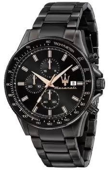 Maserati R8873640011 Mens Sfida Black Chronograph Dial Watch
