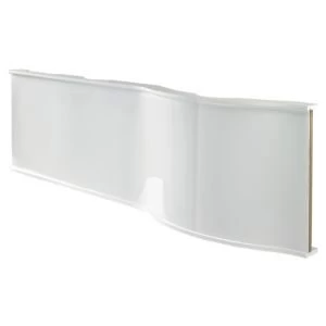 Cooke Lewis Adelphi Gloss White LH Bath front panel W1675mm