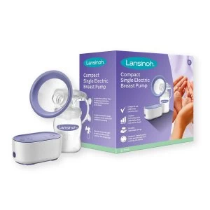 Lansinoh Compact Electric Breast Pump - Purple & White