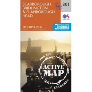 Scarborough, Bridlington and Flamborough Head by Ordnance Survey (Sheet map, folded, 2015)