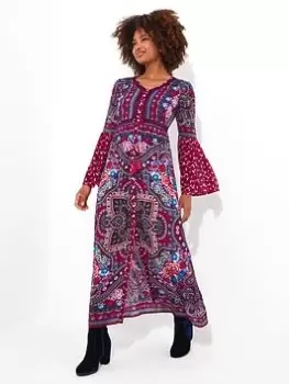 Joe Browns Boho Believer Dress - Multi, Size 12, Women