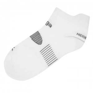Balega Hidden Dry No Show Socks Mens - White/Grey