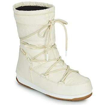 Moon Boot MOON BOOT MID RUBBER WP womens Snow boots in White,4,5,6,6.5,7,8