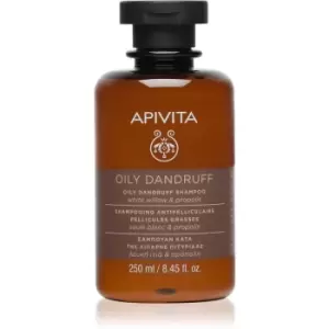 Apivita Holistic Hair Care White Willow & Propolis anti-dandruff shampoo for oily hair 250ml