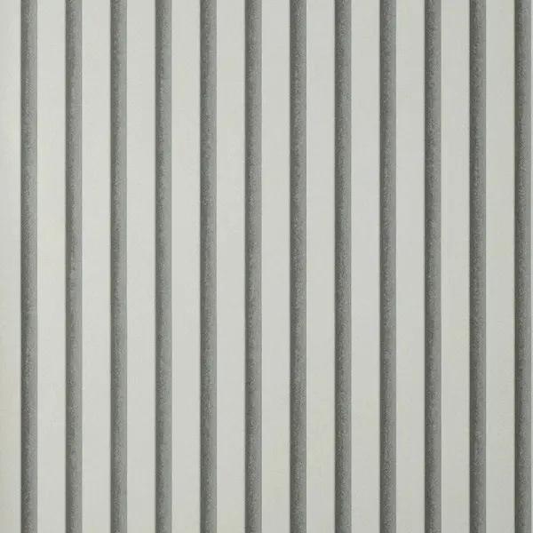 FINE DECOR Fine Decor - Acoustic Wood Panels Light Grey Wallpaper Modern Stylish Feature Wall WL-FD43287