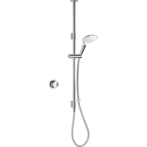 Mira Mode Thermostatic Digital Mixer Shower Pumped Ceiling Fed in Chrome Stainless Steel