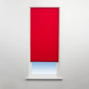 Universal Plain Postbox Red Blackout Roller Blind Red