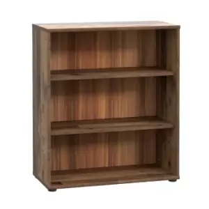 FWStyle 3 Tier Home Office Rustic Bookcase