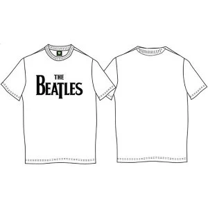 The Beatles - Drop T Logo Kids 9 - 10 Years T-Shirt - White