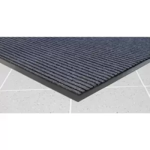 Brush entrance matting, LxW 1500x900 mm, blue striped