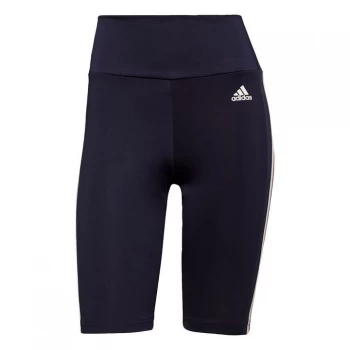 adidas Designed To Move High-Rise Short Sport Tights Wome - Legend Ink / White