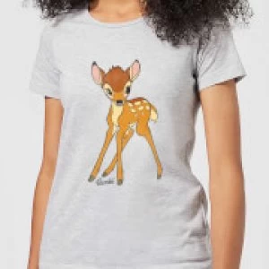 Disney Bambi Classic Womens T-Shirt - Grey - S