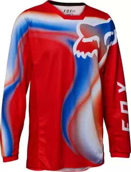 FOX 180 Toxsyk Kids Motocross Jersey, red Size M red, Size M