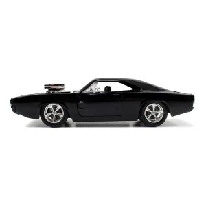 Fast & Furious - Furious 7 Dom's T1970 Dodge Charger R/T Die-cast Toy Muscle Car (Black)