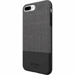 Jack Spade Color-Block Case iPhone 7/8+ - Tech Oxford Gray/Black